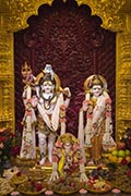 Bhagwan Shri Shankar, Shri Parvatiji and Shri Ganeshji
